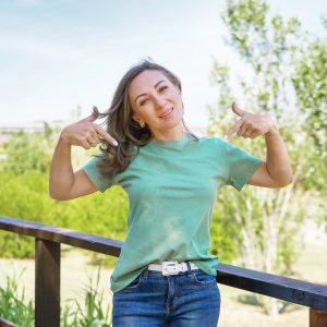 Mint Relaxed Crew Tee